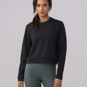 Lululemon Women's Cropped Space Crew Neck Sweater